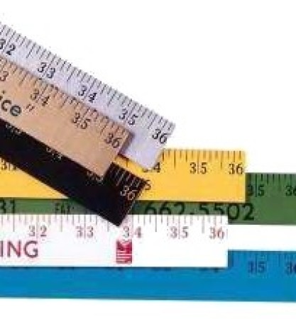WOODEN 36" ENAMEL YARDSTICK