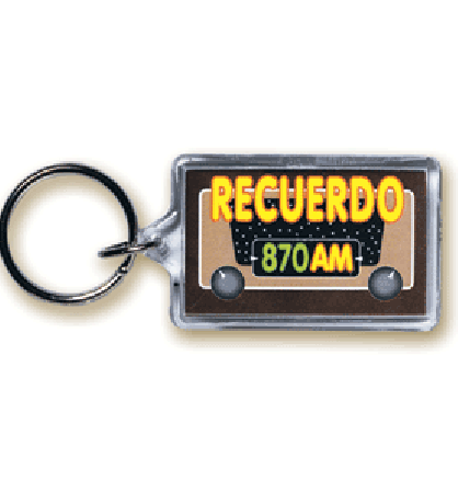 ACRYLIC RECTANGLE KEY TAG