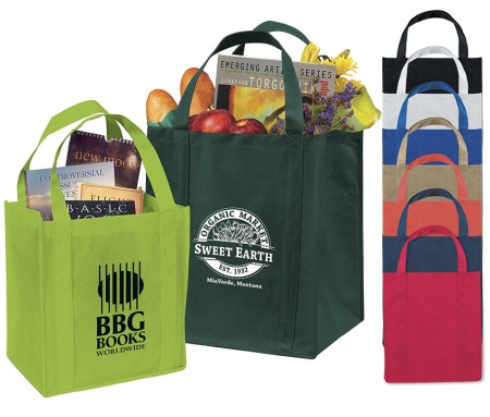 BIG THUNDER GROCERY TOTE BAG13W X 10 X 15H