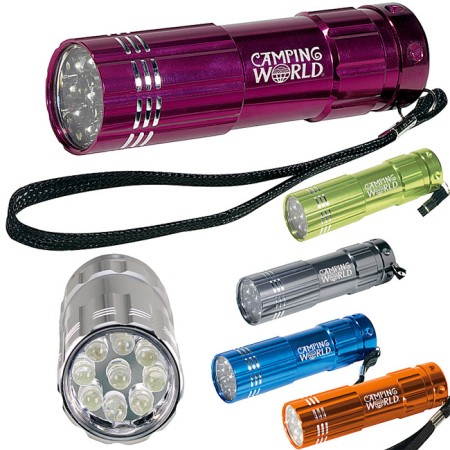ALUMINUM POCKET LED FLASHLIGHT