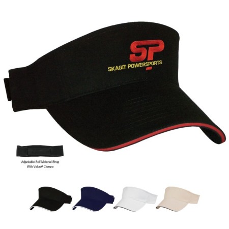 EMBROIDERED SANDWICH VISOR