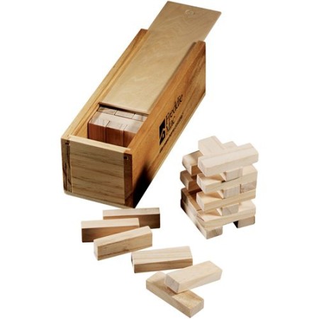 TOWER TUMBLING WOOD BLOCK GAME