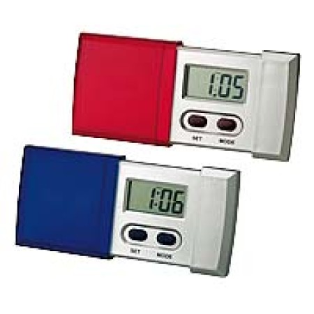 SLIDE TRAVEL ALARM CLOCK