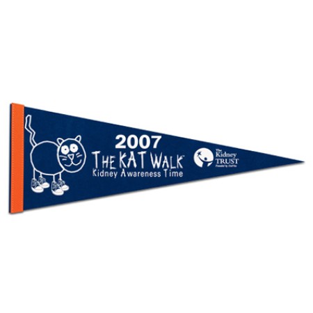 FELT PENNANT 9" X 24"