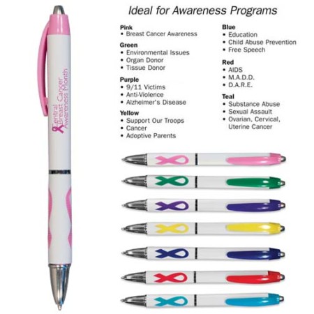 AWARENESS RIBBON GRIP PEN