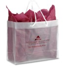 FROSTED PLASTIC TOTE