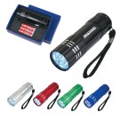 Aluminum LED Torch Flashlight With Strap