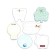 DIE CUT ADHESIVE NOTEPADS 3" x 3"